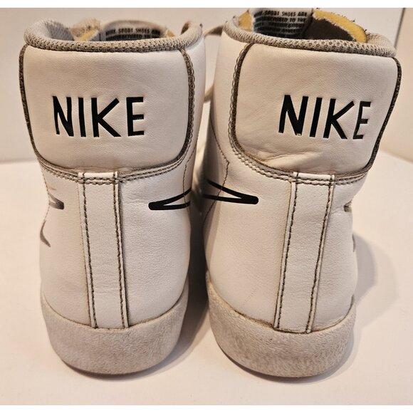 Nike Blazer Mid '77 'Multi Swoosh - Used US 10 High Tops Leather - Picture 5 of 16